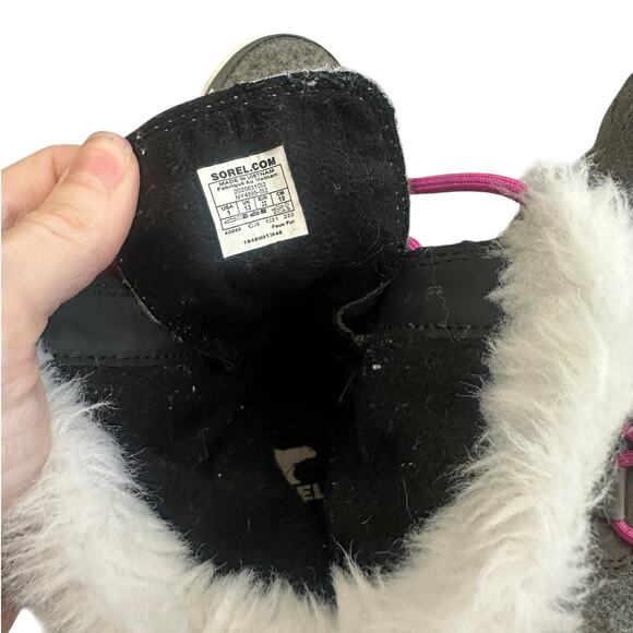 SOREL Kids Explorer Lace Winter Boot 1 - Picture 8 of 8